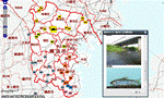 La investigación de la criatura señala la imagen del mapa del río