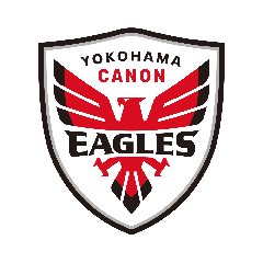 Yokohama logotipo de Canon Eagles