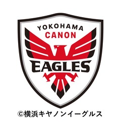 Yokohama logotipo de Canon Eagles