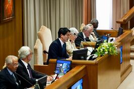 Asistí en la conferencia internacional que presentó el tema de un cambio climático recibido por Roman Curia