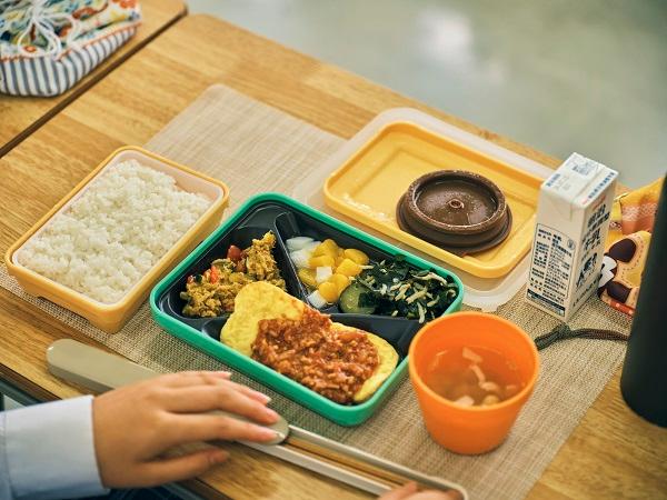 Almuerzo del instituto de enseñanza secundaria