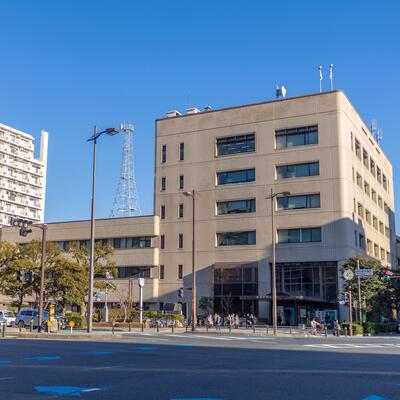 La fotografía del aspecto del edificio del gobierno de la sala